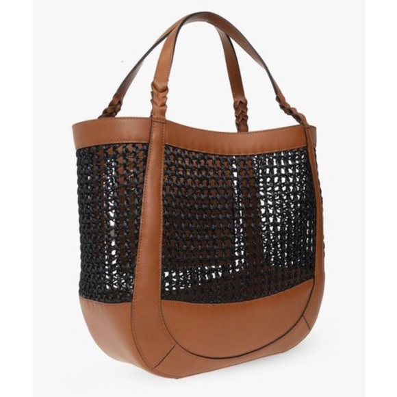 BRAND NEW Ulla Johnson black Albers shopping tote. - Picture 2 of 5